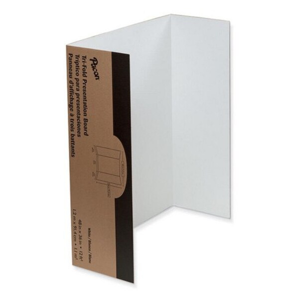 TriFold Display Board White